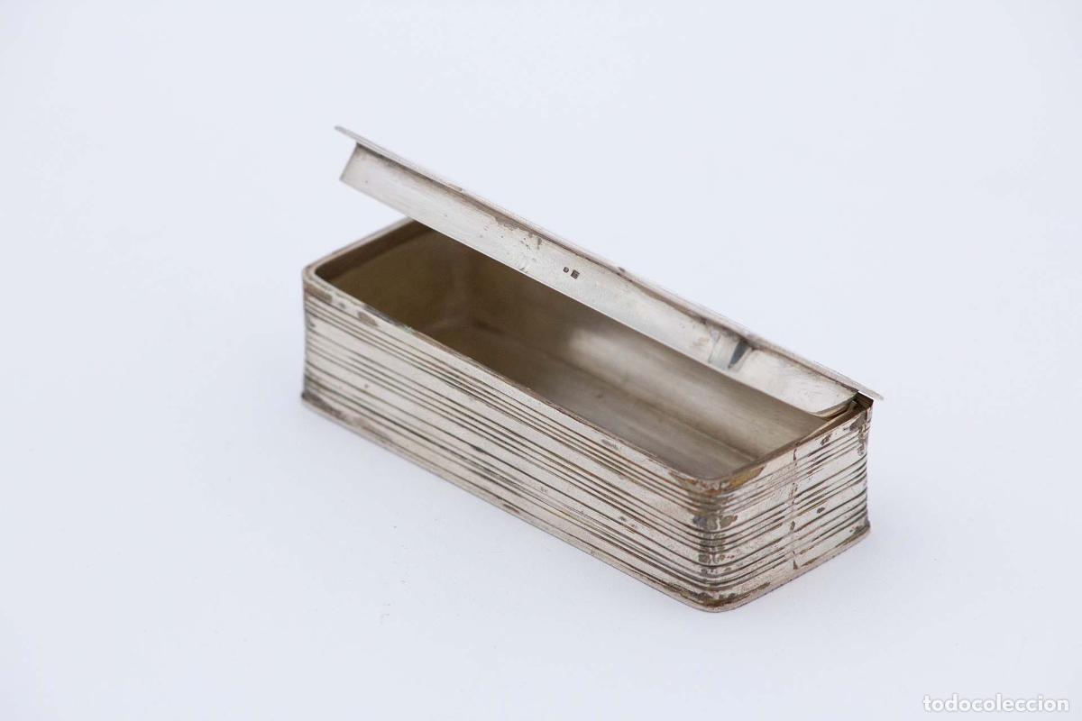 Antig&uuml;edades: Caja de rap&eacute;, en plata - Foto 4