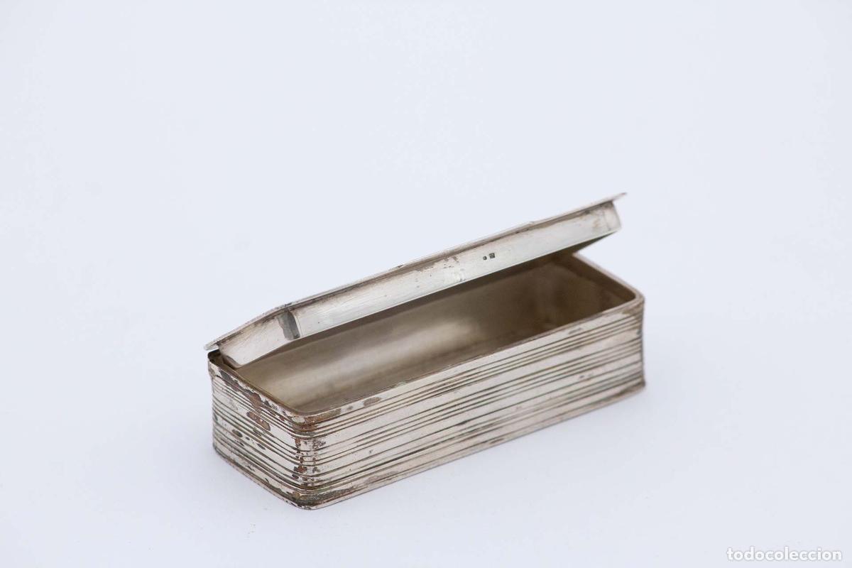 Antig&uuml;edades: Caja de rap&eacute;, en plata - Foto 1