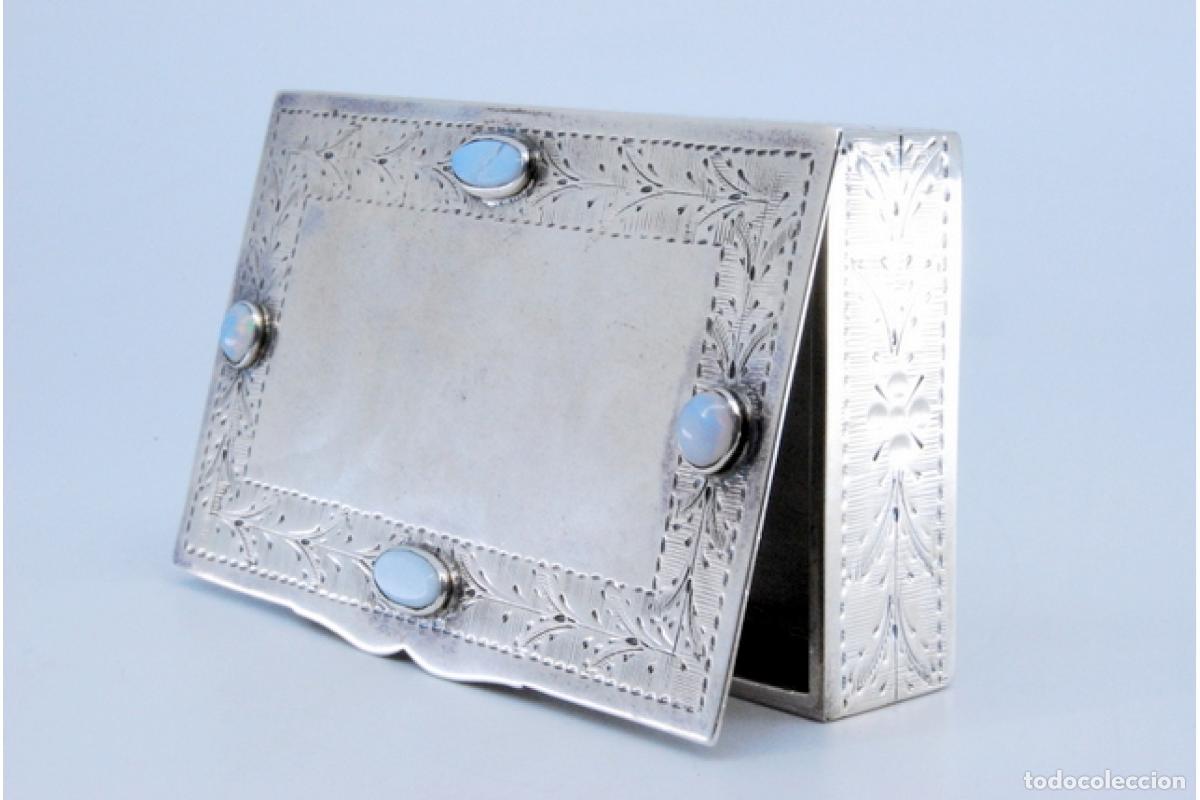 Antig&uuml;edades: Caja de joyer&iacute;a de plata - Foto 2