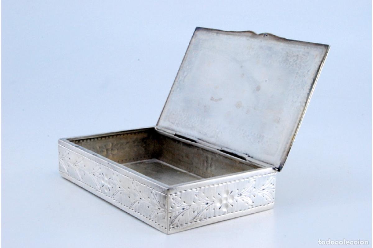 Antig&uuml;edades: Caja de joyer&iacute;a de plata - Foto 6