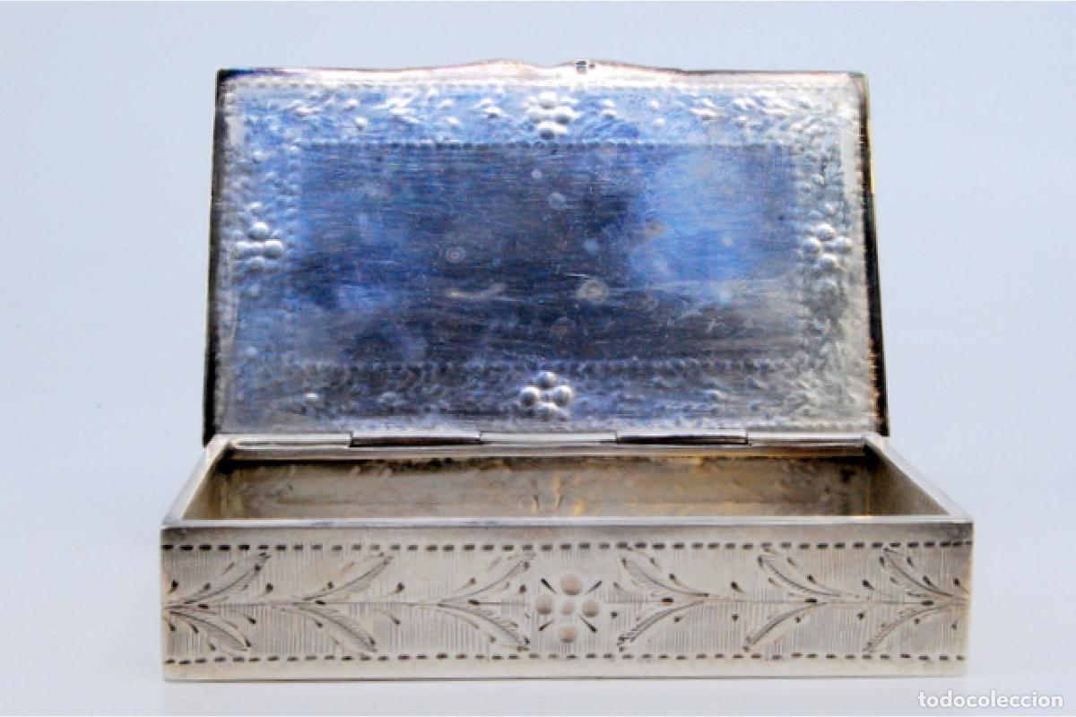 Antig&uuml;edades: Caja de joyer&iacute;a de plata - Foto 8