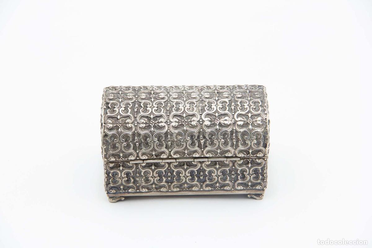 Antig&uuml;edades: Caja de joyer&iacute;a de plata - Foto 4