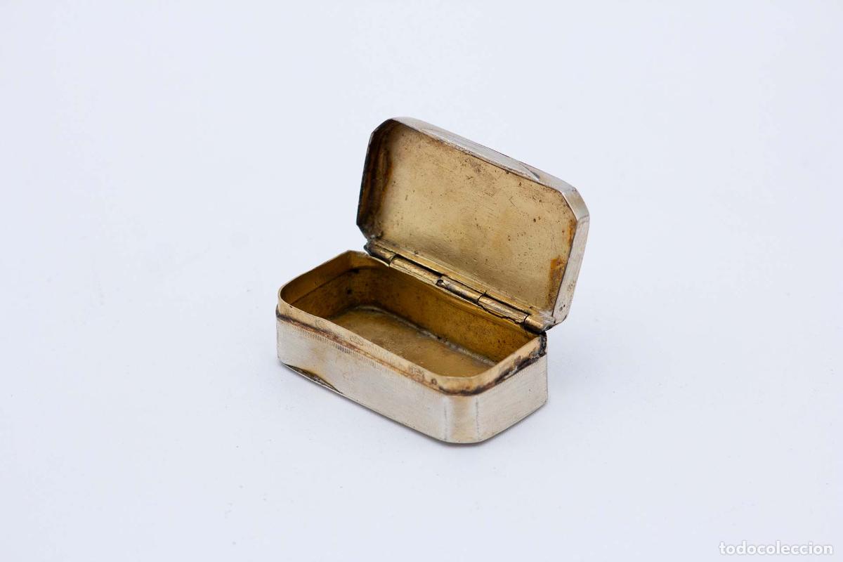 Antig&uuml;edades: Caja de rap&eacute;, en plata - Foto 4