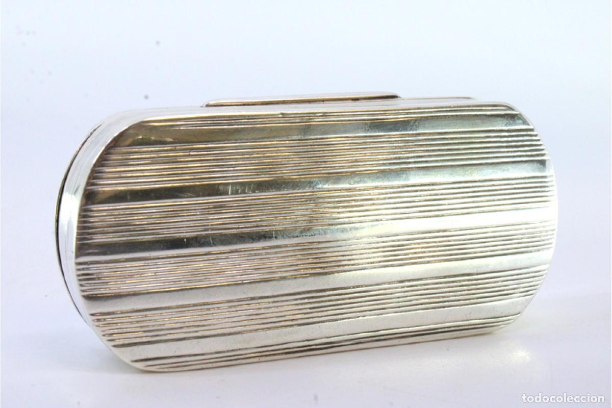 Antig&uuml;edades: Caja de rap&eacute;, en plata - Foto 2