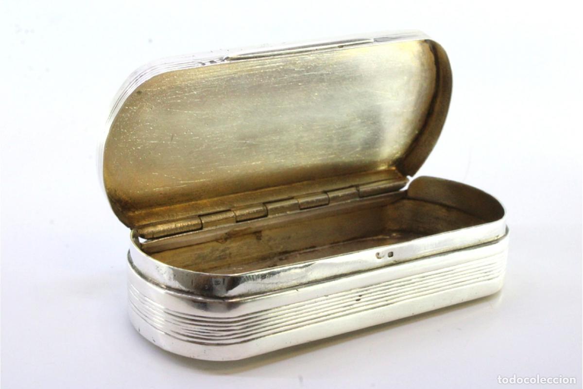Antig&uuml;edades: Caja de rap&eacute;, en plata - Foto 3