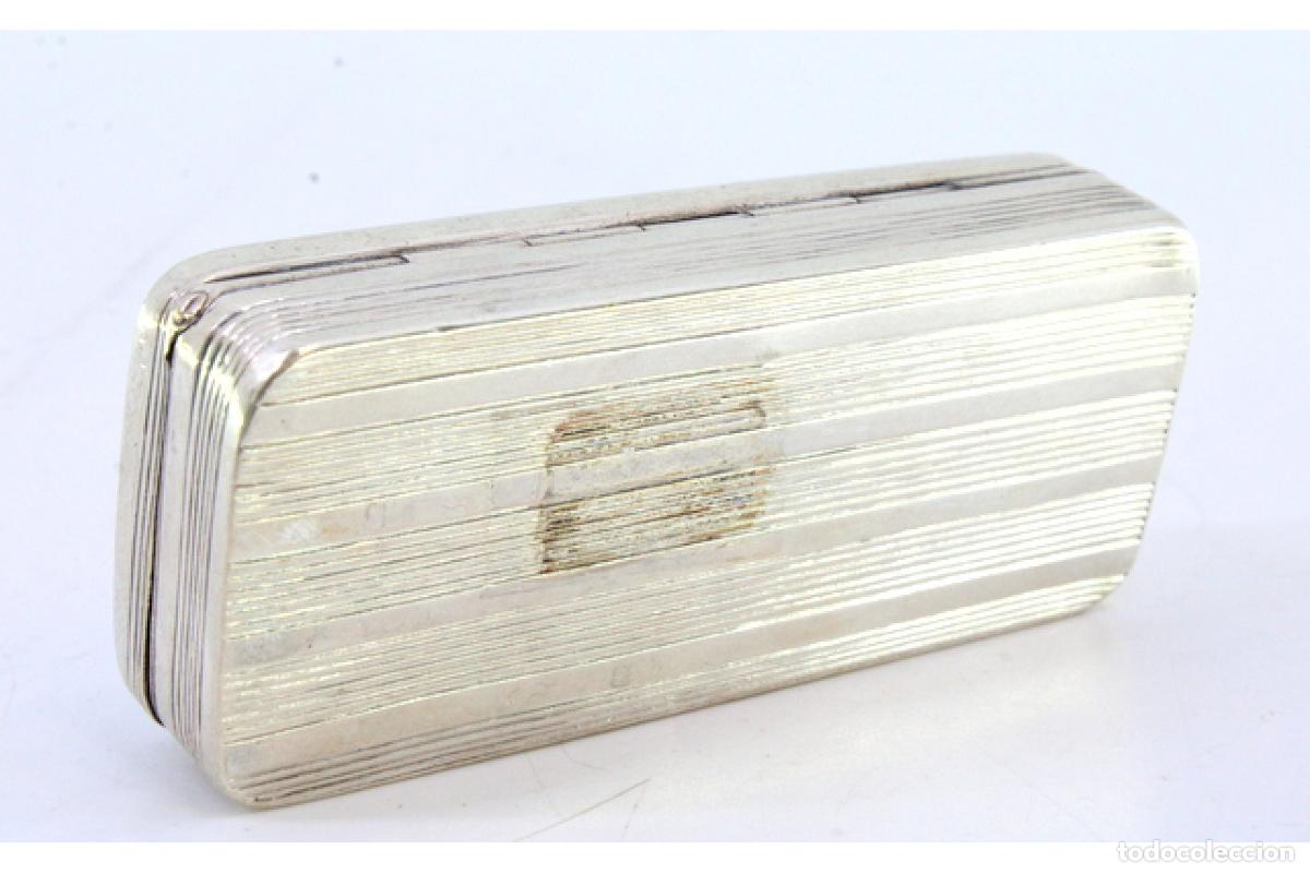 Antig&uuml;edades: Caja de rap&eacute;, en plata - Foto 4