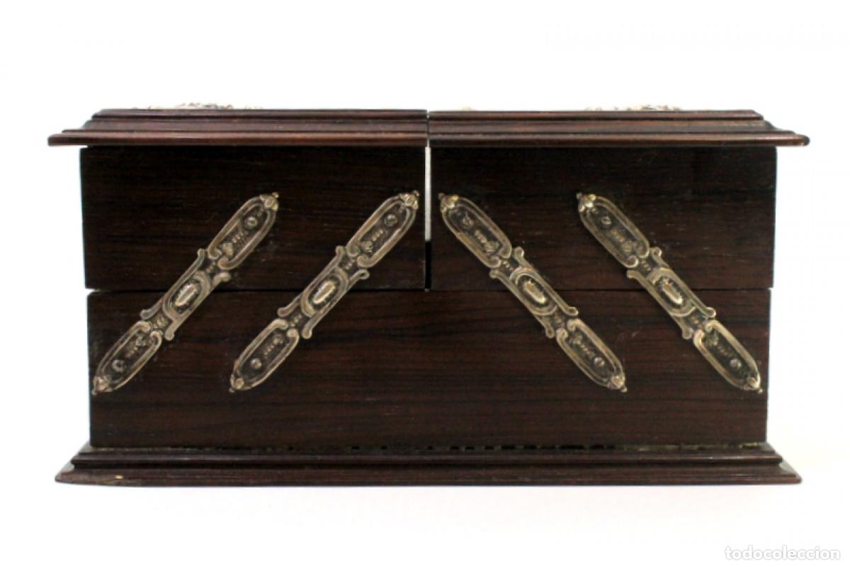 Antig&uuml;edades: Caja de plata para naipes. - Foto 9