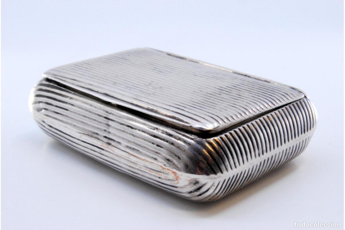Antig&uuml;edades: Caja de rap&eacute;, en plata - Foto 3
