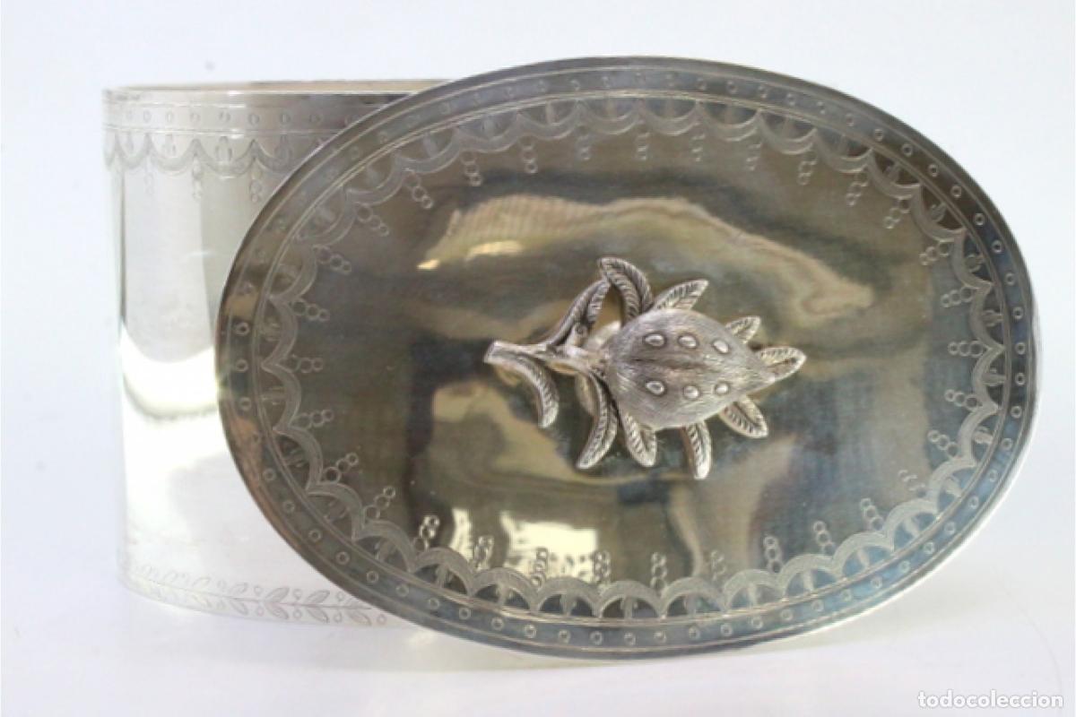Antig&uuml;edades: Caja de plata, para t&eacute; - Foto 7