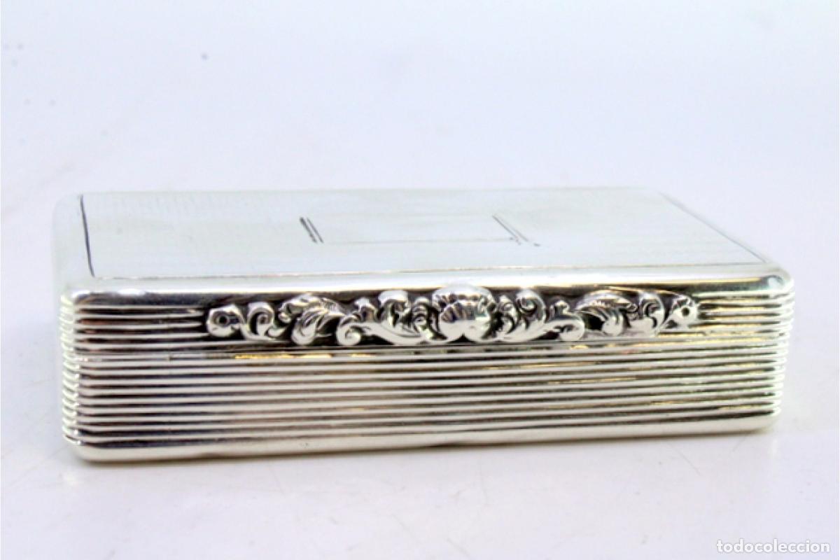 Antig&uuml;edades: Caja de rap&eacute;, en plata - Foto 6