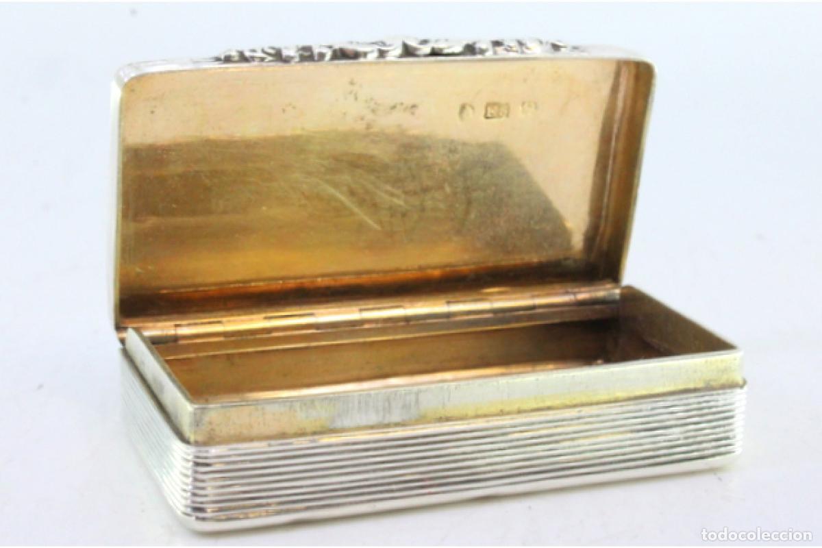 Antig&uuml;edades: Caja de rap&eacute;, en plata - Foto 7