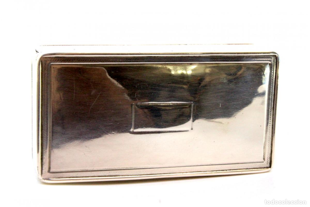 Antig&uuml;edades: Caja de rap&eacute;, en plata - Foto 4