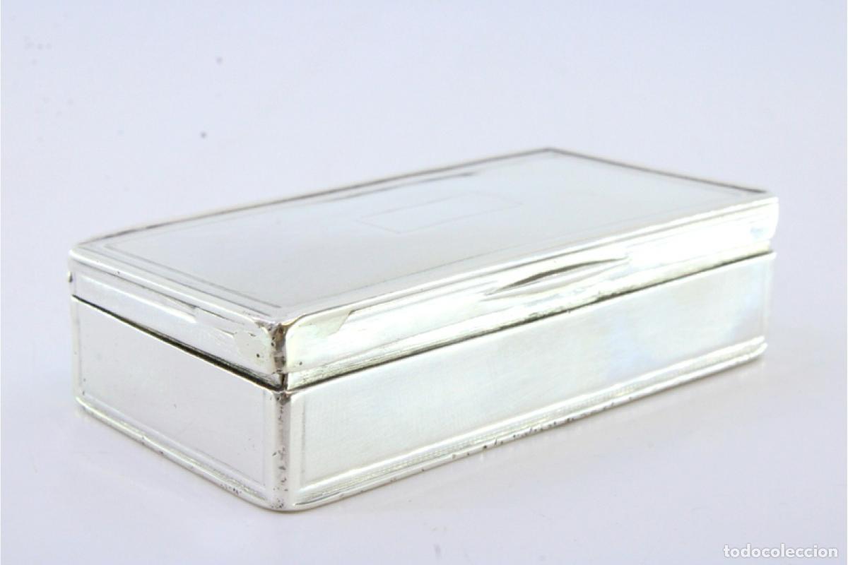 Antig&uuml;edades: Caja de rap&eacute;, en plata - Foto 6