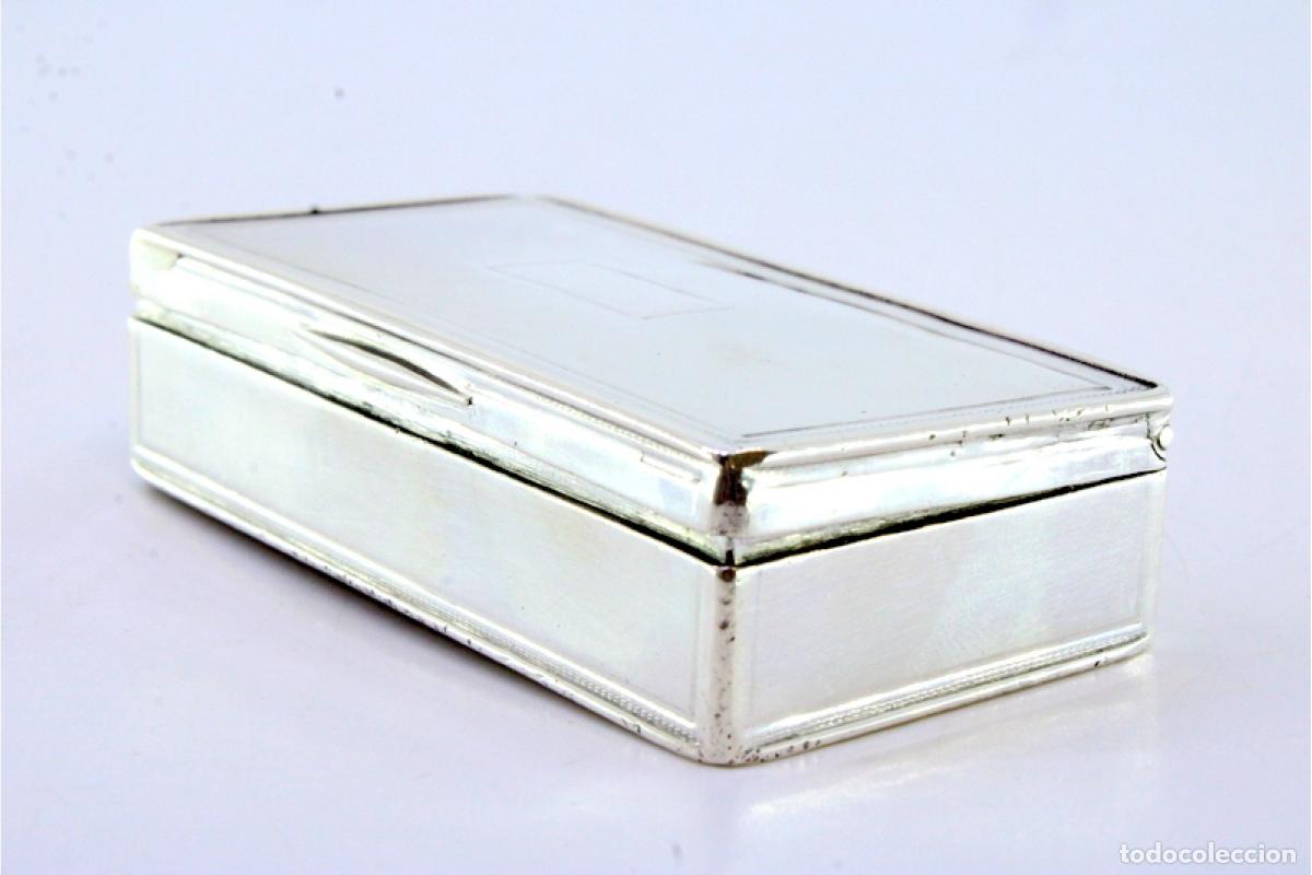 Antig&uuml;edades: Caja de rap&eacute;, en plata - Foto 7