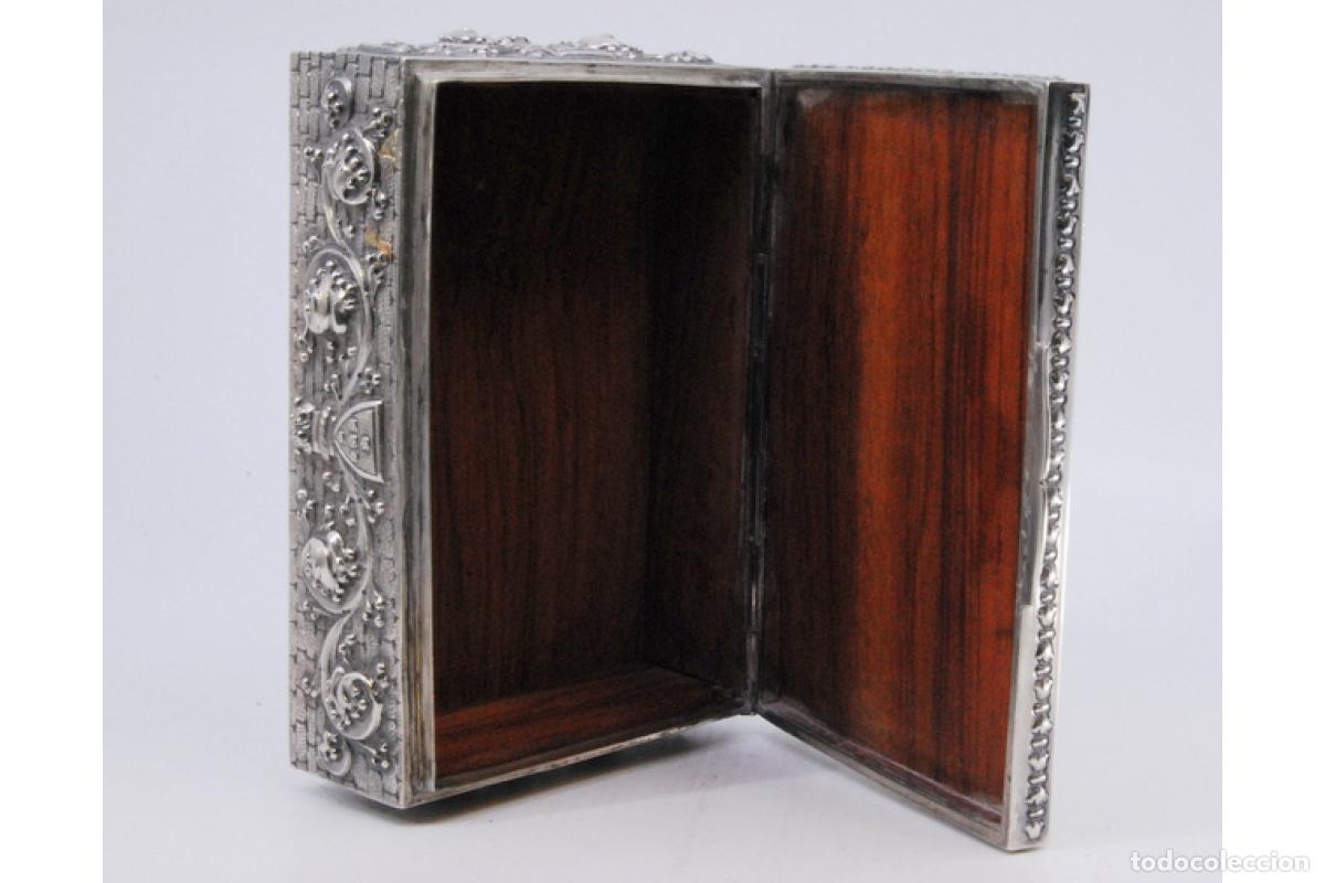 Antig&uuml;edades: Caja de tabaco, plata - Foto 4