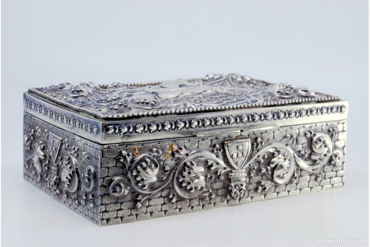 Antig&uuml;edades: Caja de tabaco, plata - Foto 8