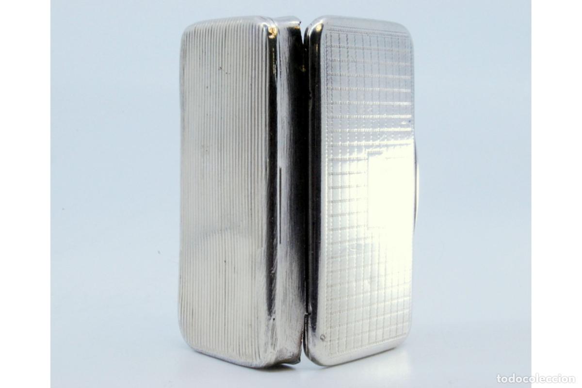 Antig&uuml;edades: Caja de rap&eacute;, en plata - Foto 2