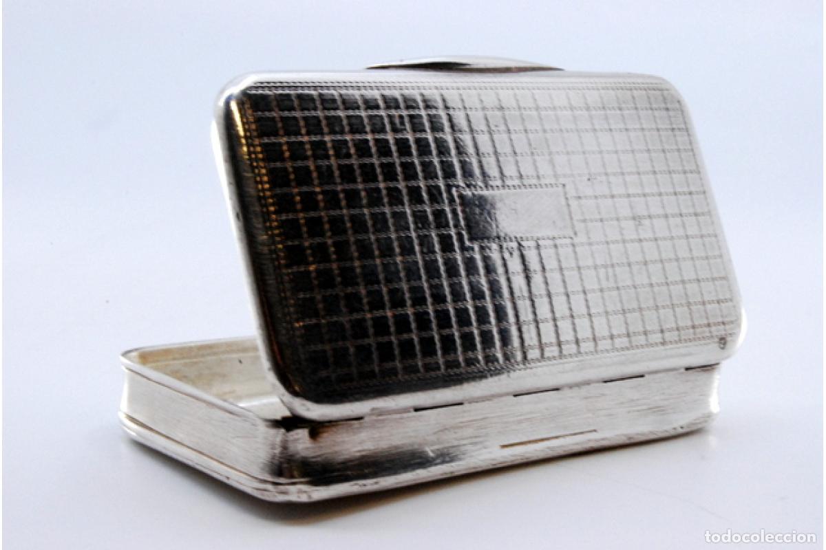 Antig&uuml;edades: Caja de rap&eacute;, en plata - Foto 9