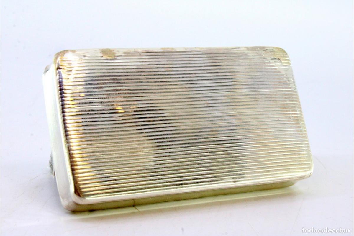 Antig&uuml;edades: Caja de rap&eacute;, en plata - Foto 2