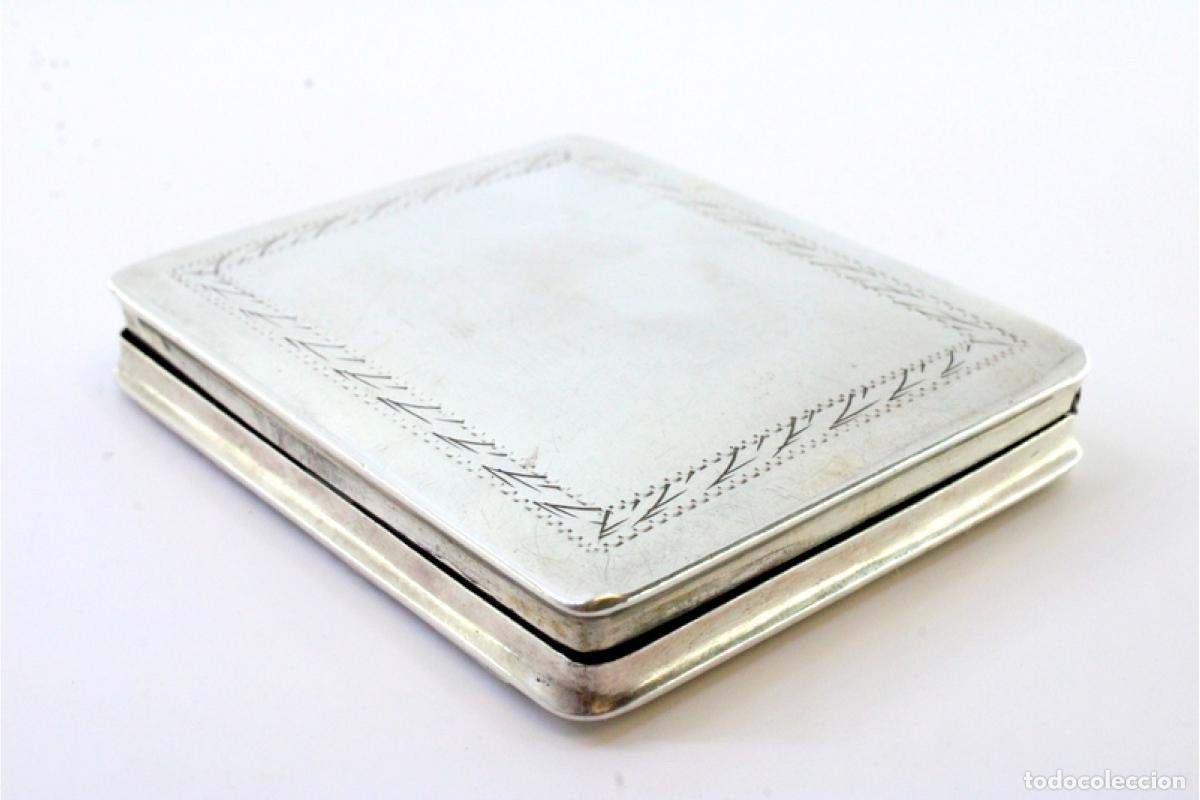 Antig&uuml;edades: Caja de rap&eacute;, en plata - Foto 3