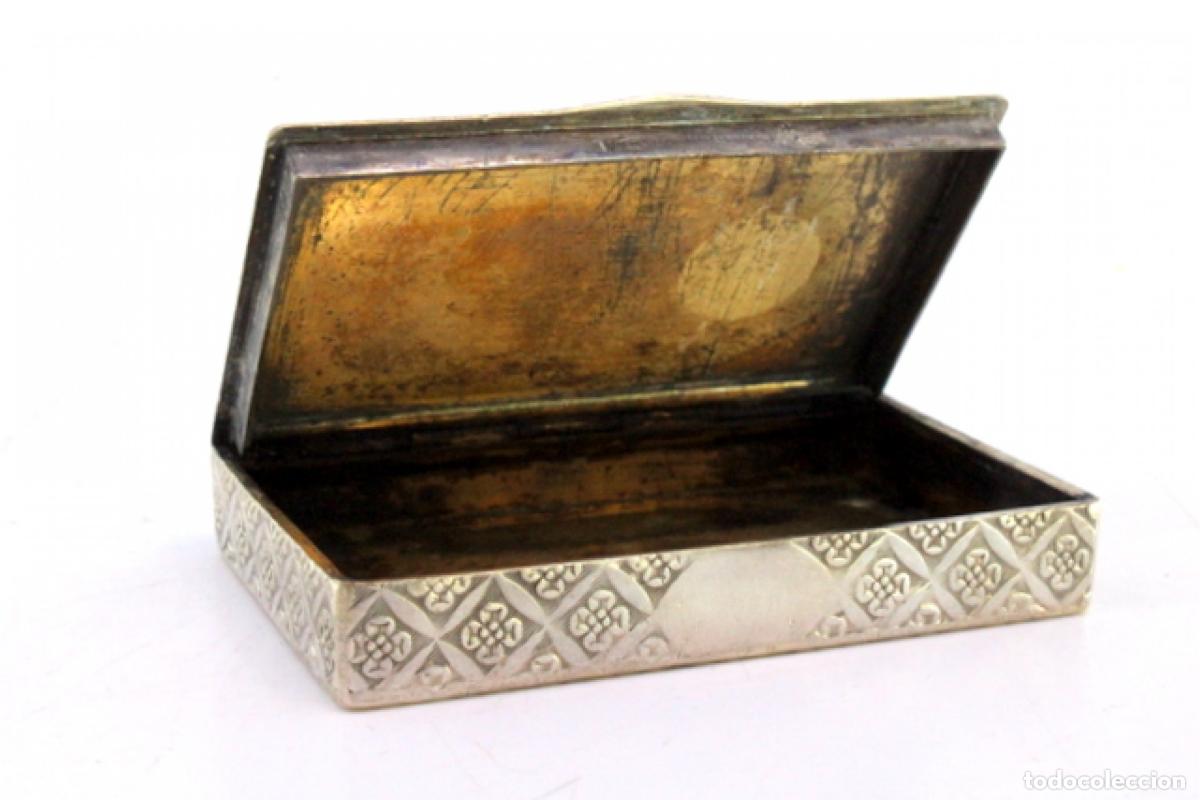 Antig&uuml;edades: Caja de rap&eacute;, en plata - Foto 6