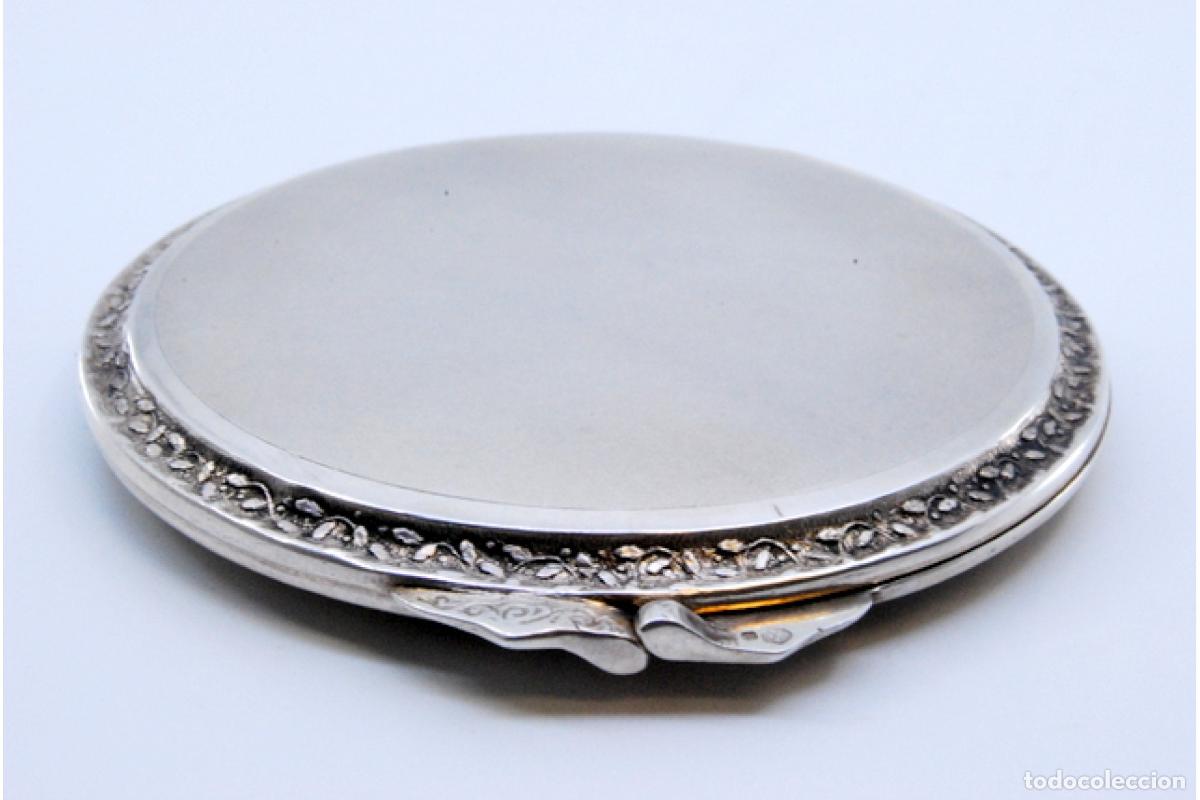 Antig&uuml;edades: Estuche de belleza plateado - Foto 2