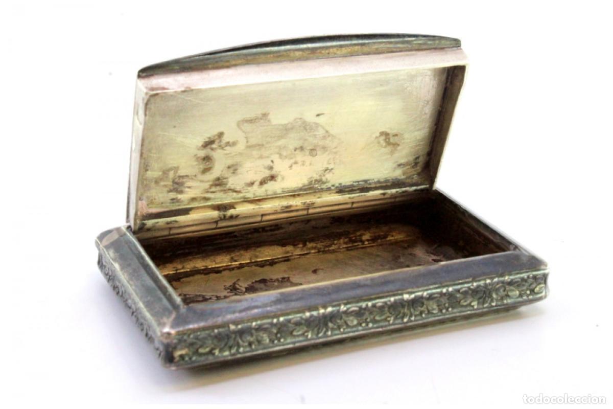 Antig&uuml;edades: Caja de rap&eacute;, en plata - Foto 6