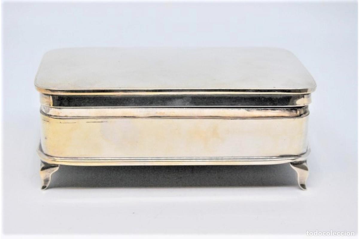 Antig&uuml;edades: Caja de joyer&iacute;a de plata - Foto 3