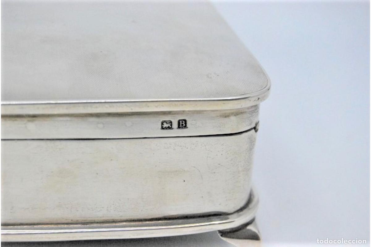 Antig&uuml;edades: Caja de joyer&iacute;a de plata - Foto 5