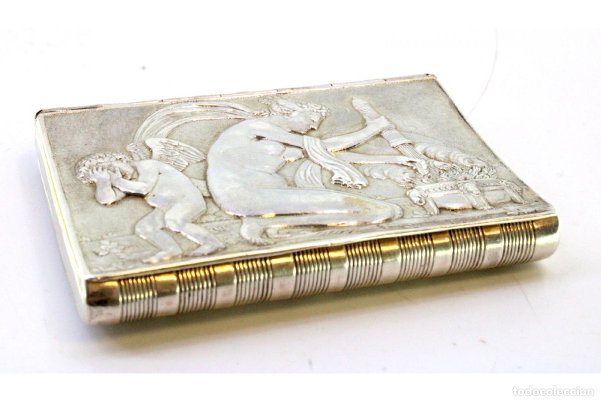 Antig&uuml;edades: Caja de rap&eacute;, en plata - Foto 3