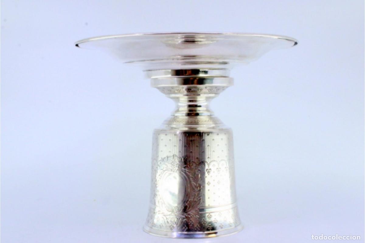 Antig&uuml;edades: C&aacute;liz y plato, en plata. - Foto 3