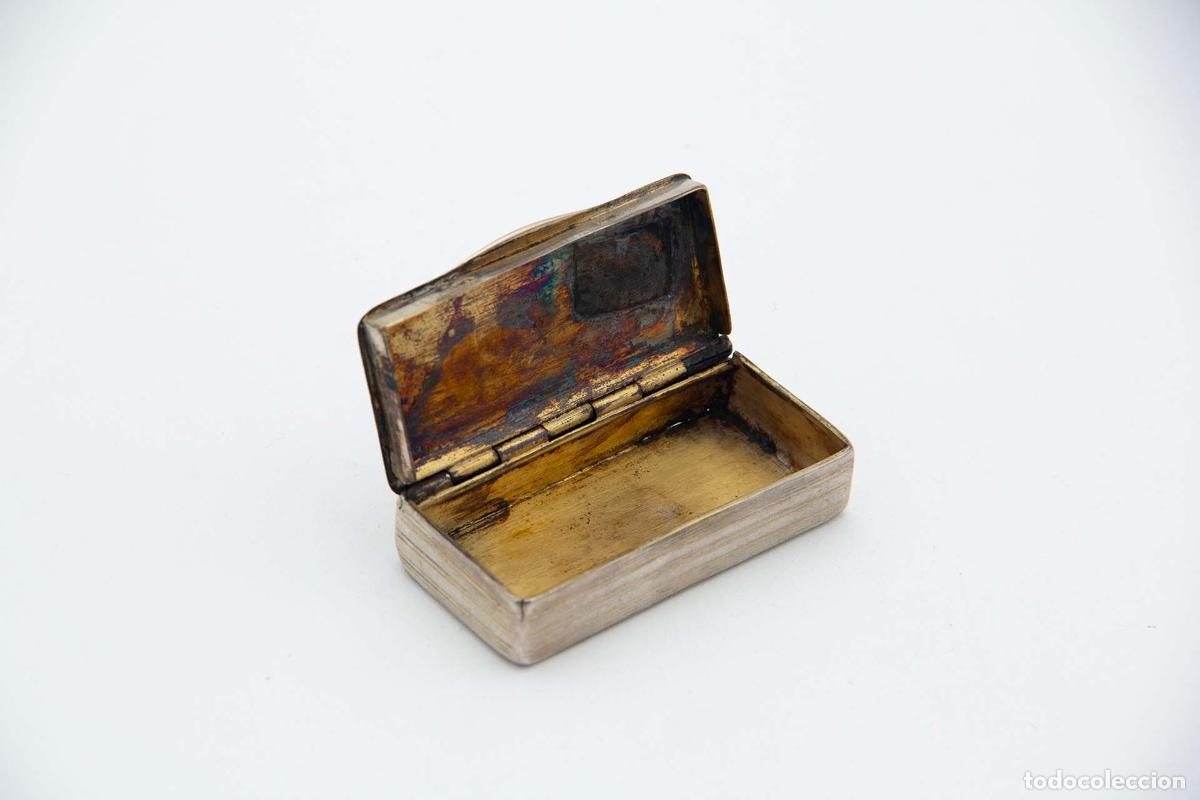 Antig&uuml;edades: Caja de rap&eacute;, en plata - Foto 4