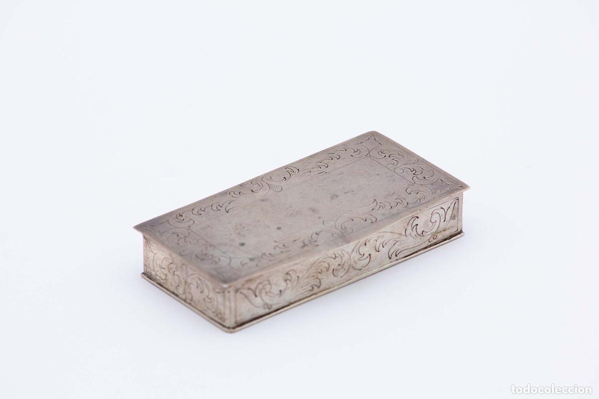 Antig&uuml;edades: Caja de rap&eacute;, en plata - Foto 4