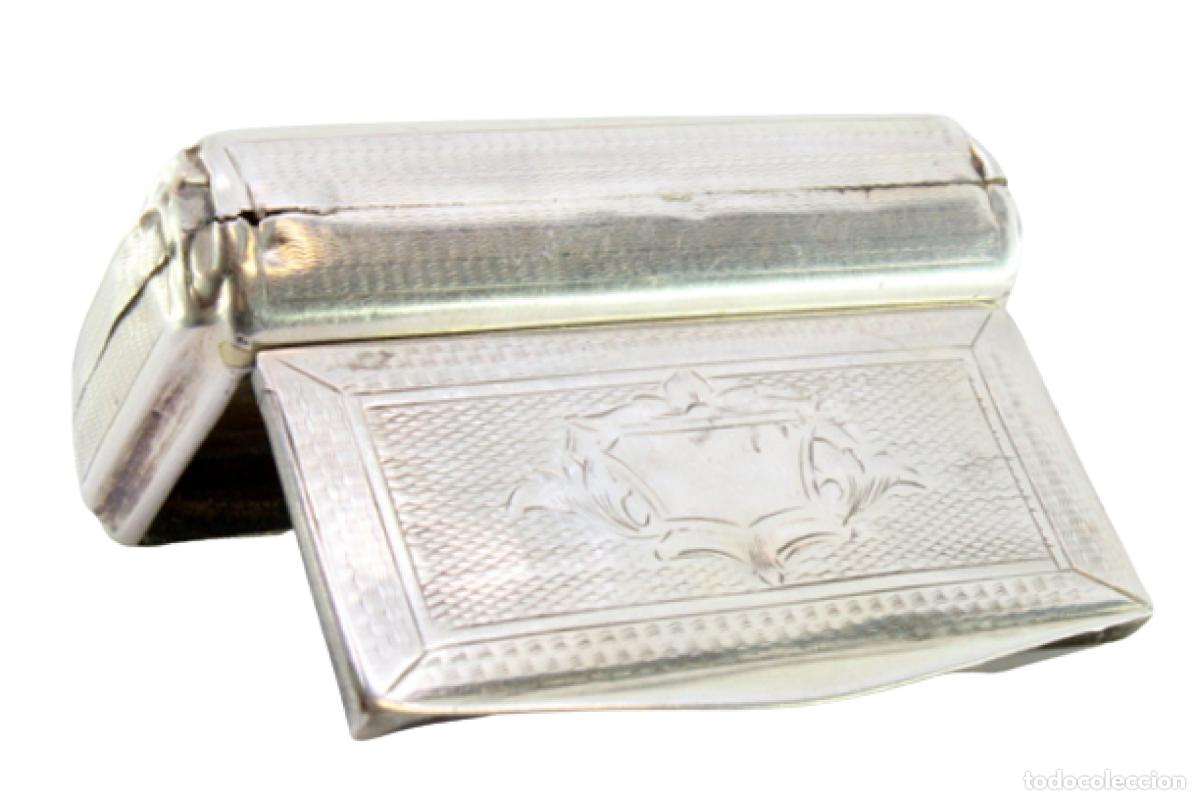 Antig&uuml;edades: Caja de rap&eacute;, en plata - Foto 1