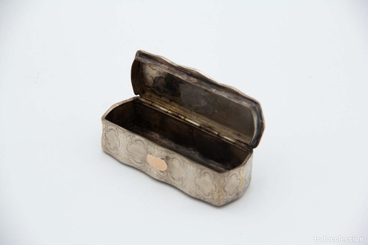 Antig&uuml;edades: Caja de rap&eacute;, en plata - Foto 3