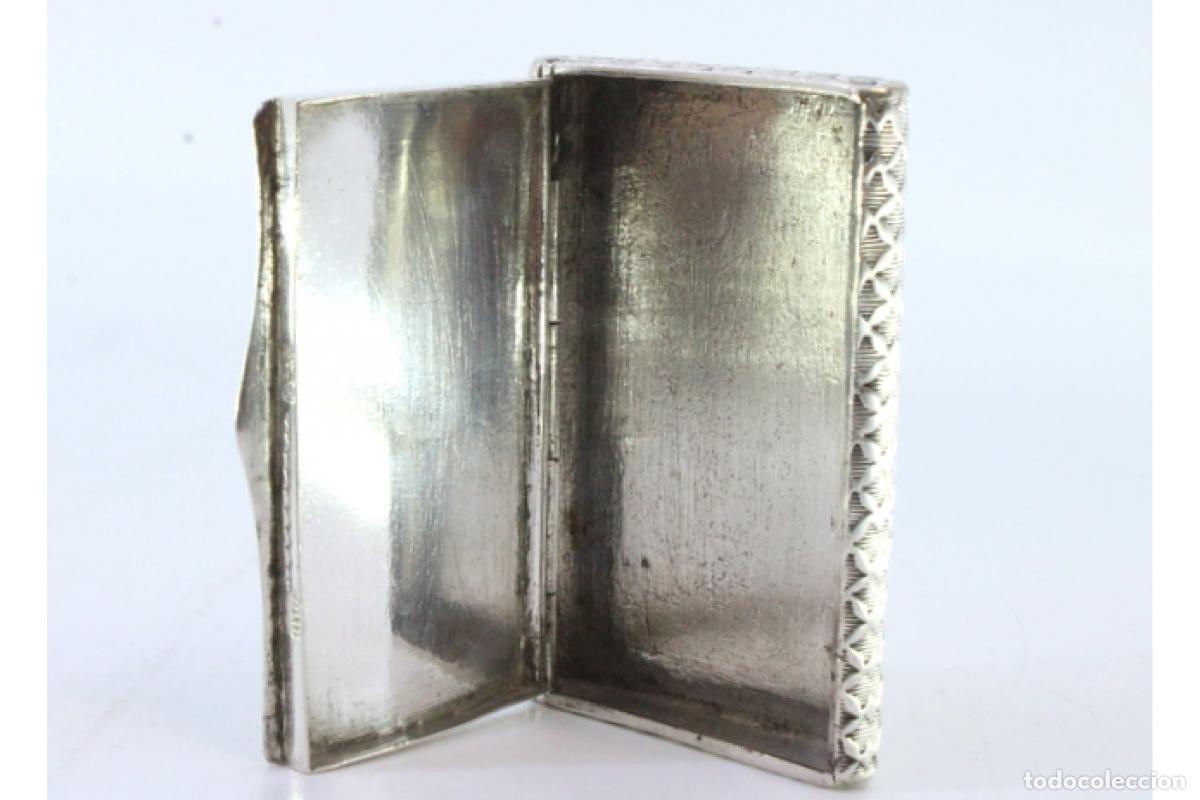 Antig&uuml;edades: Caja de rap&eacute;, en plata - Foto 5