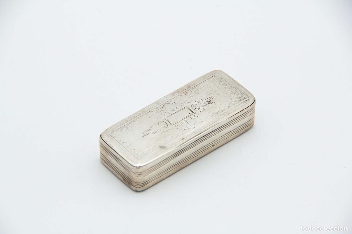 Antig&uuml;edades: Caja de rap&eacute;, en plata - Foto 1