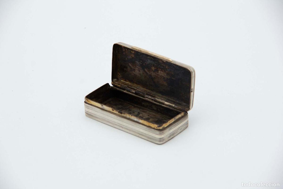 Antig&uuml;edades: Caja de rap&eacute;, en plata - Foto 3