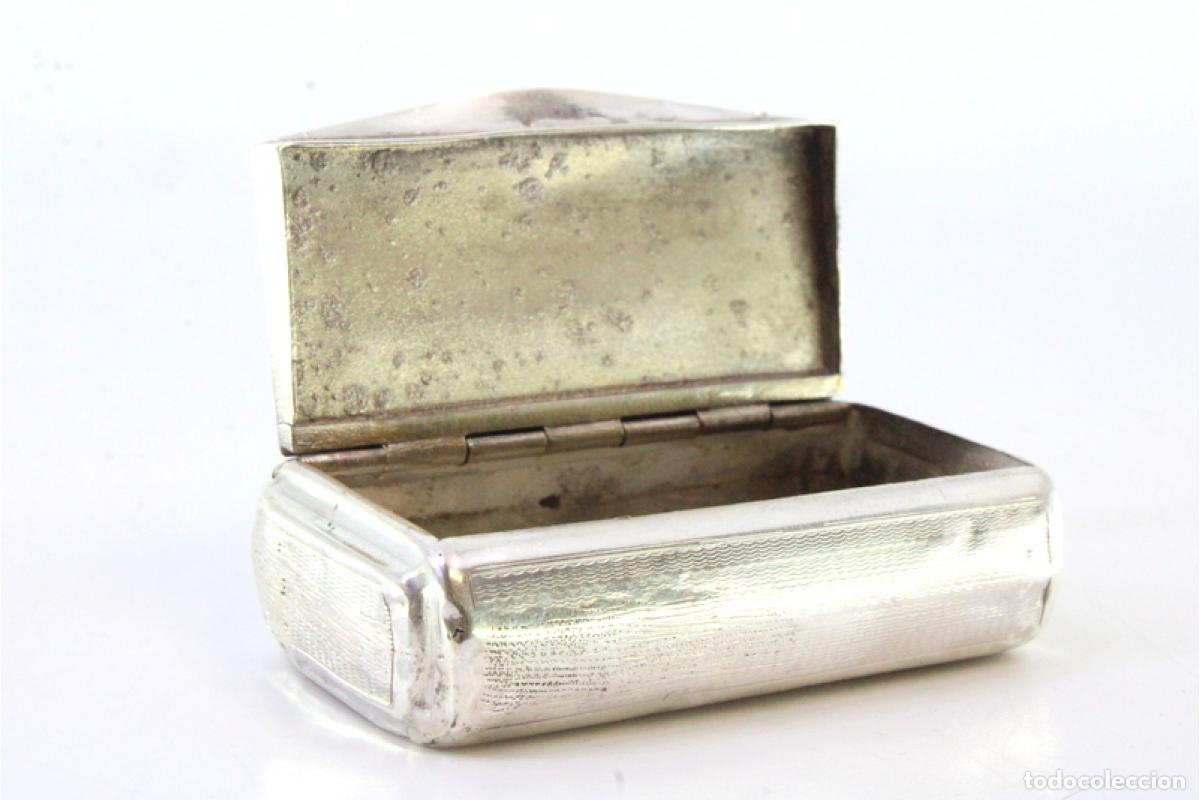 Antig&uuml;edades: Caja de rap&eacute;, en plata - Foto 2