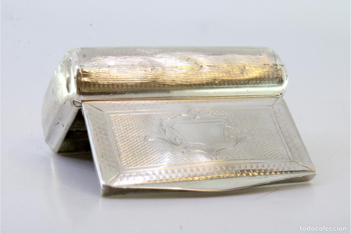 Antig&uuml;edades: Caja de rap&eacute;, en plata - Foto 6