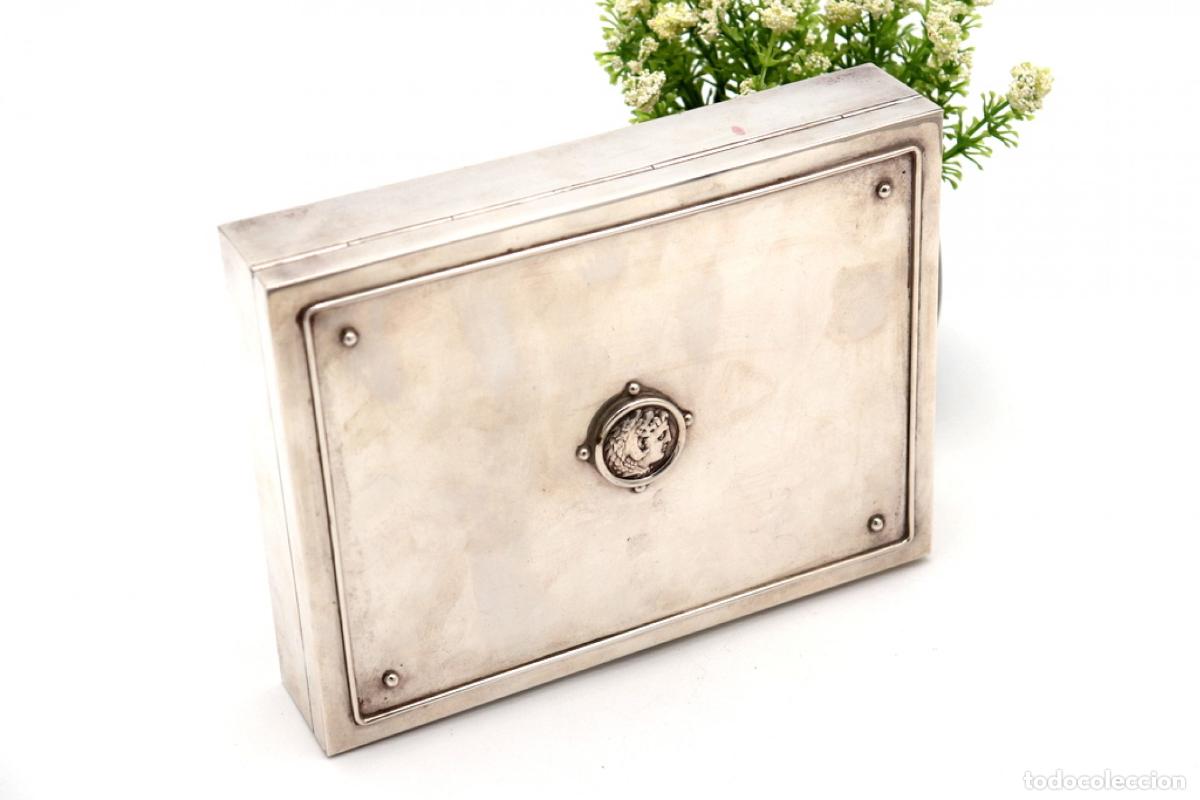 Antig&uuml;edades: Caja de tabaco, plata - Foto 1