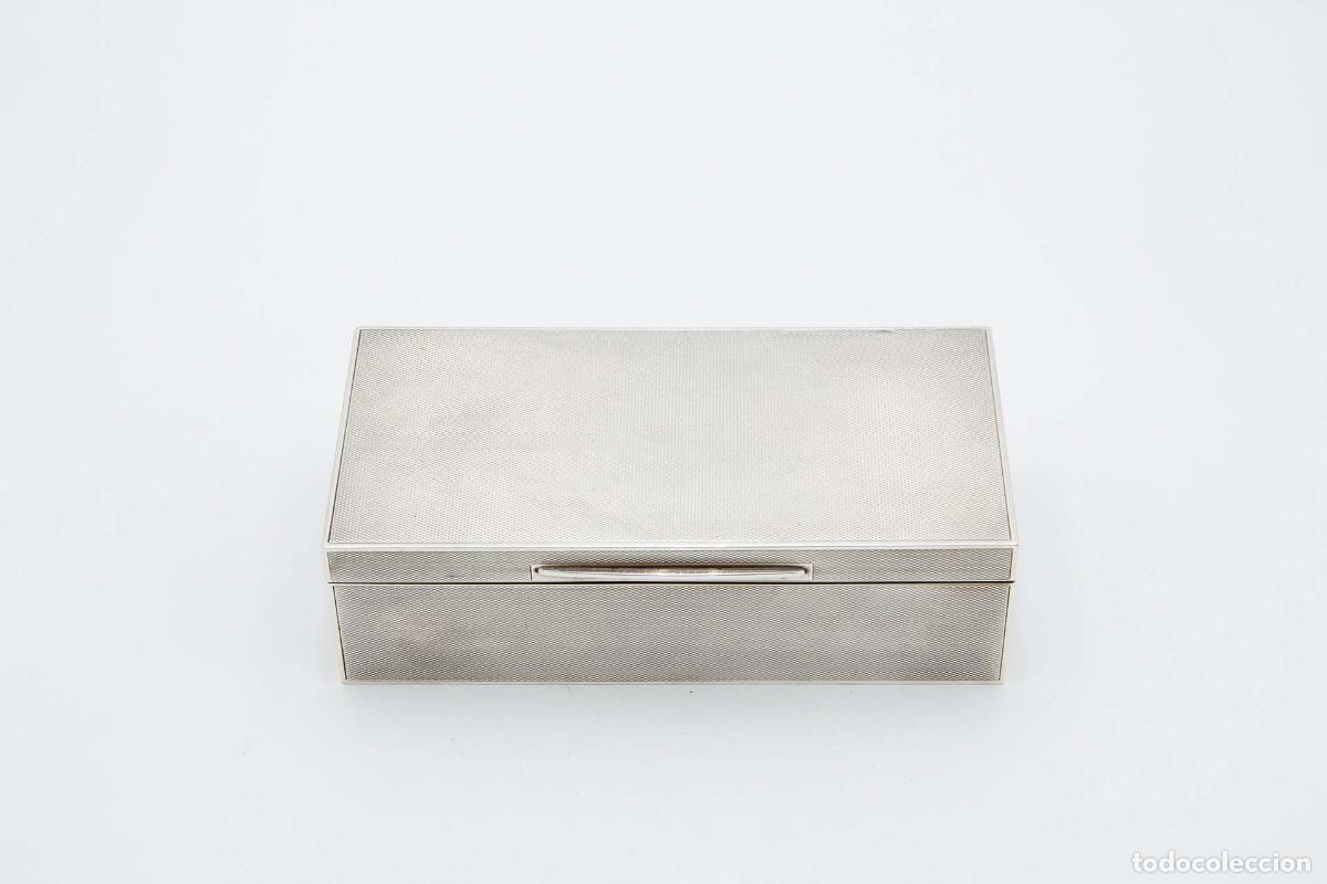 Oggetti Antichi: Caja de tabaco, plata