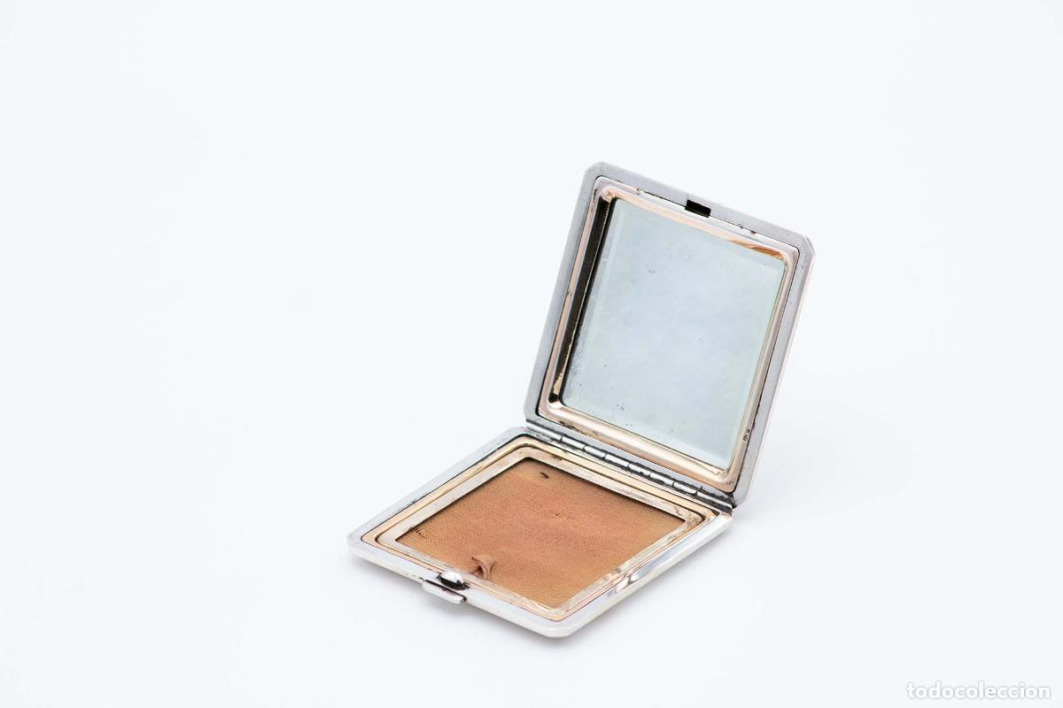 Antig&uuml;edades: Estuche de belleza plateado - Foto 2