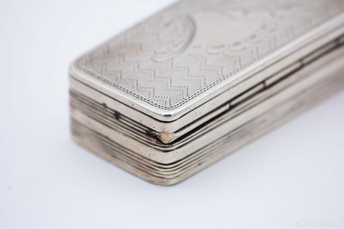 Antig&uuml;edades: Caja de rap&eacute;, en plata - Foto 4