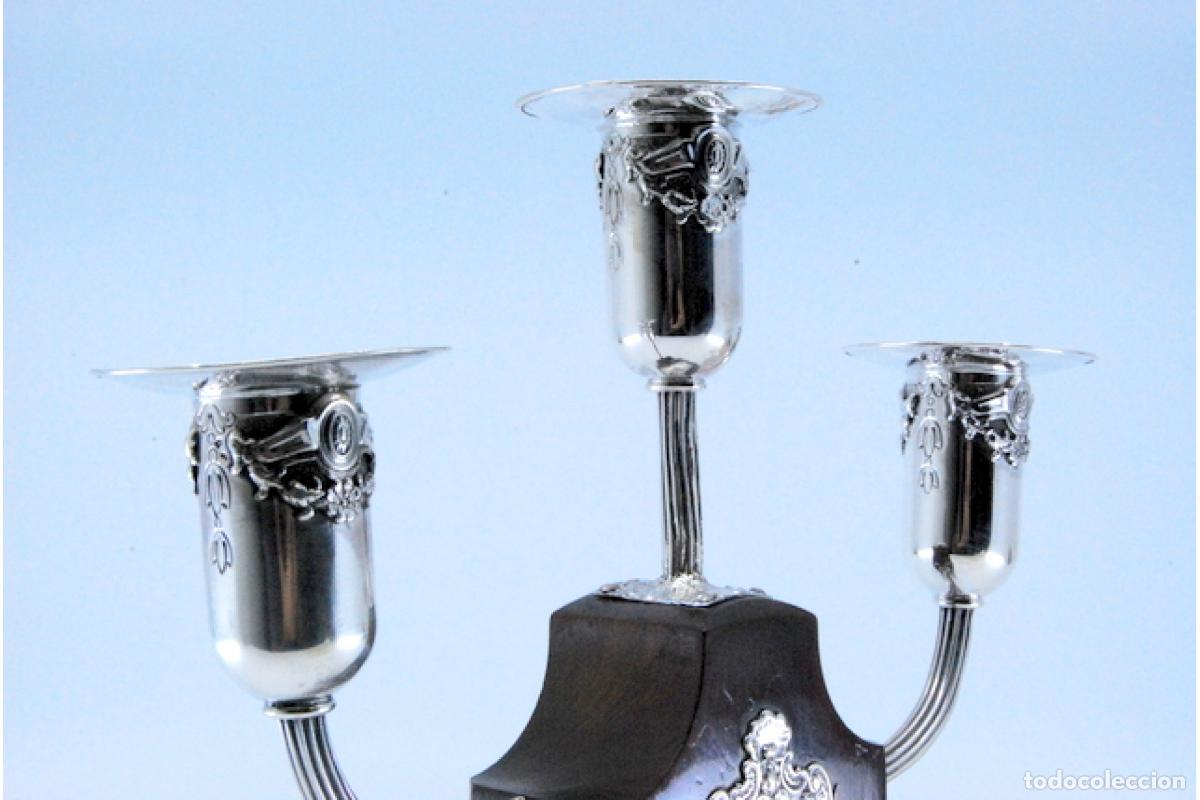 Antig&uuml;edades: Candelabros de plata - Foto 3