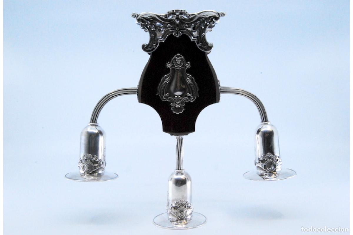 Antig&uuml;edades: Candelabros de plata - Foto 9