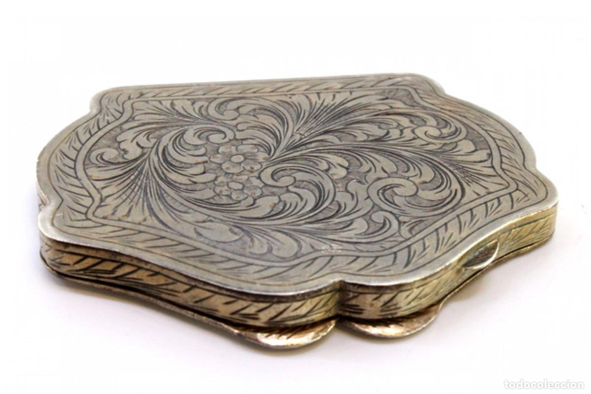 Antig&uuml;edades: Estuche de belleza plateado - Foto 4