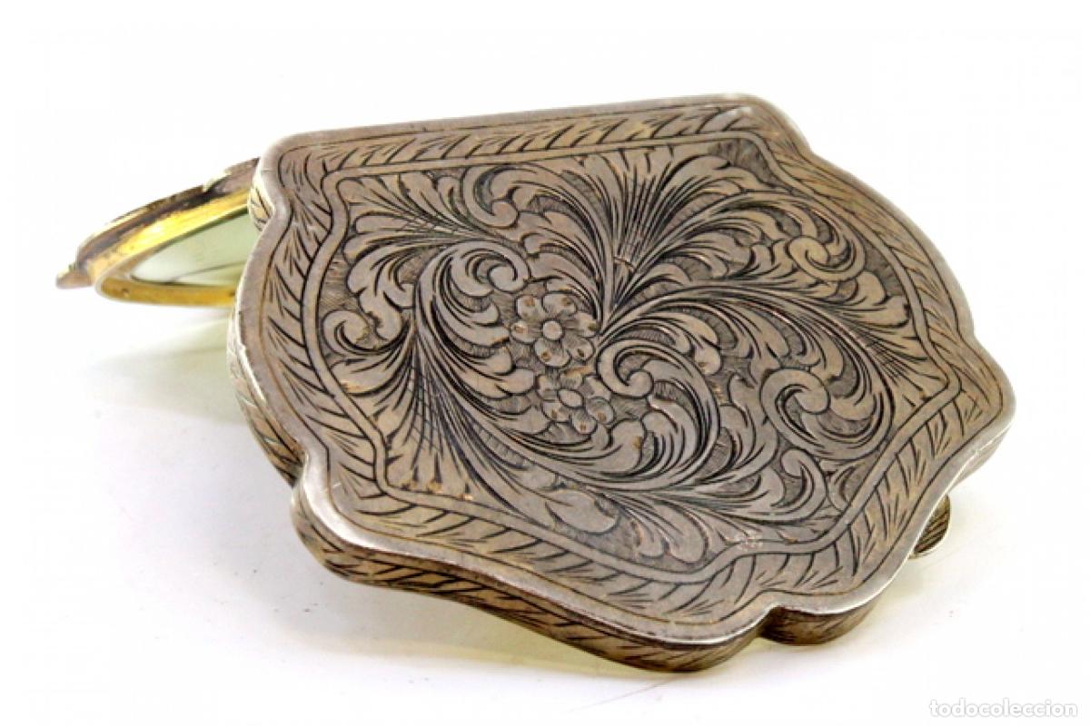 Antig&uuml;edades: Estuche de belleza plateado - Foto 7