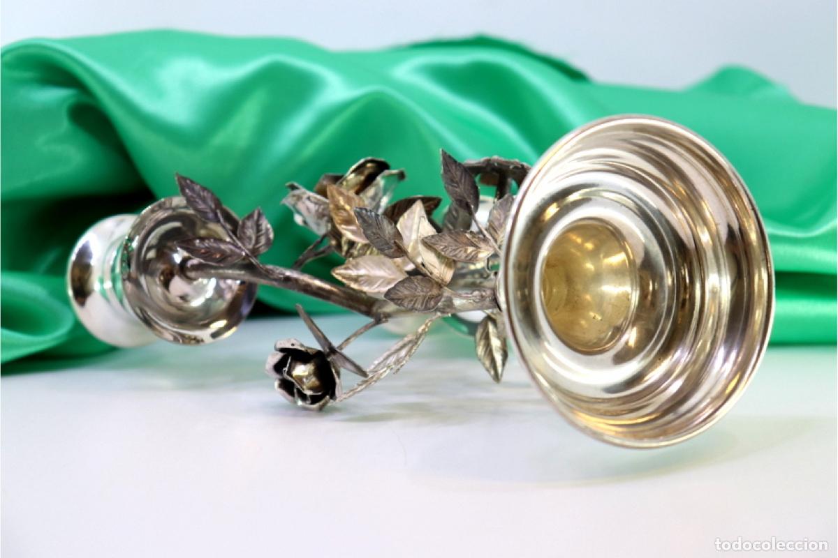 Antig&uuml;edades: Candelabros de plata - Foto 4
