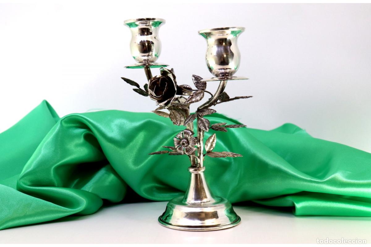 Antig&uuml;edades: Candelabros de plata - Foto 6